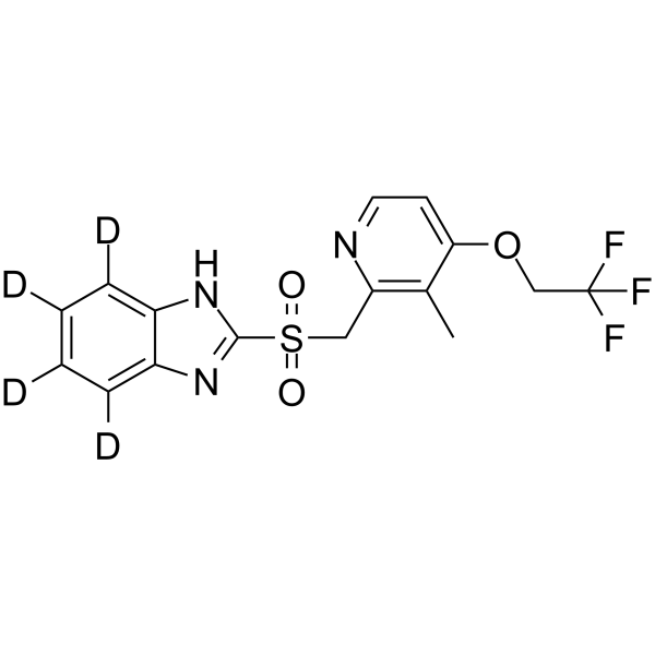 Lansoprazole sulfone-d4 1184999-77-6